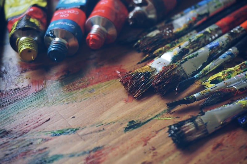 Upcycled Painting Example
